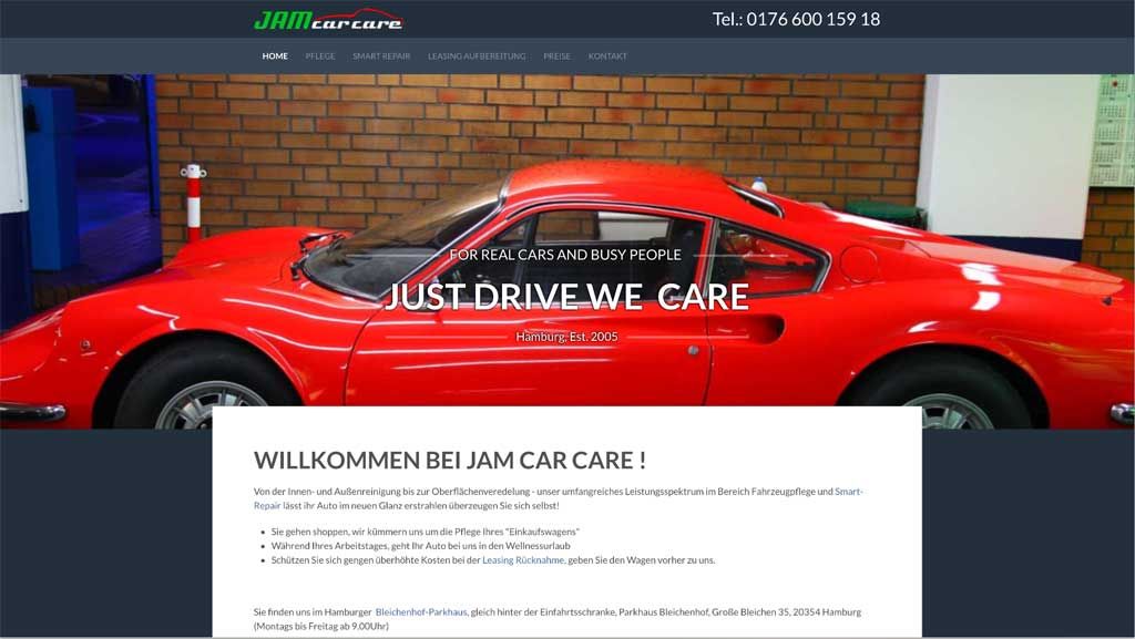 Jam Car Care Bildschirmfotos